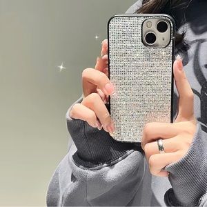 White Glittery iPhone 14 Pro Max / 14 Pro / 14 / 14 Plus / 13 Pro Max Case